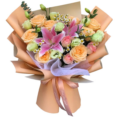 淮安11朵玫瑰桔梗百合，陪你每个季节